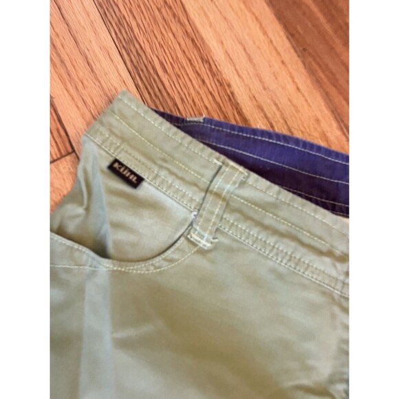Kuhl Dry Hiking Pants Size 6 Stretch Evaporative Comfort Technology Green - Picture 6 of 6